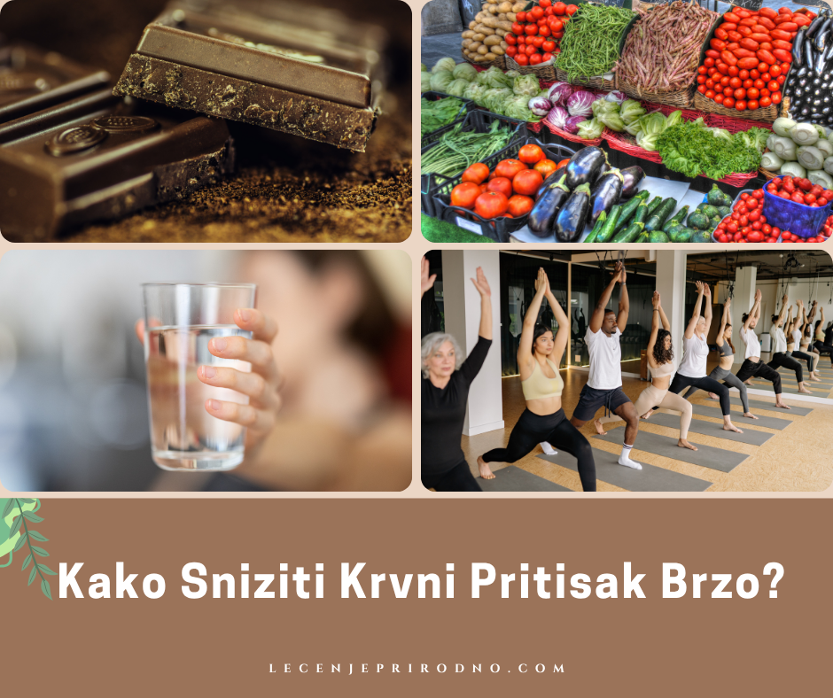 kako sniziti pritisak brzo